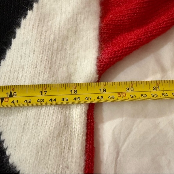 Franco Valeri Vintage red women’s crewneck pullover long sleeves sweater Large - Picture 6 of 9